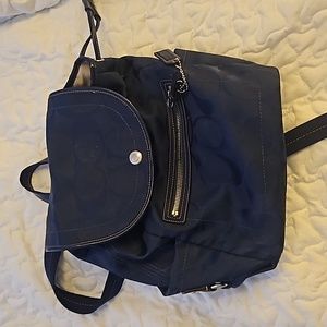 Lightly used coach backpack